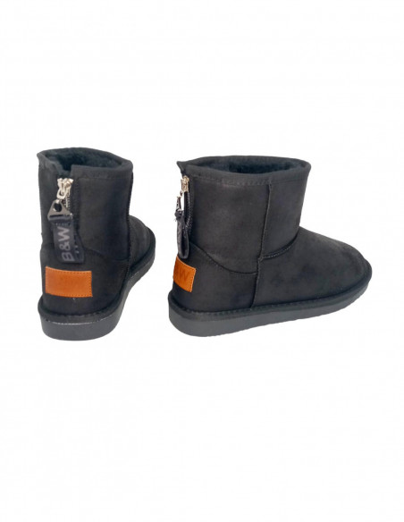B&W bota mujer BWSH190013-BLAC-3