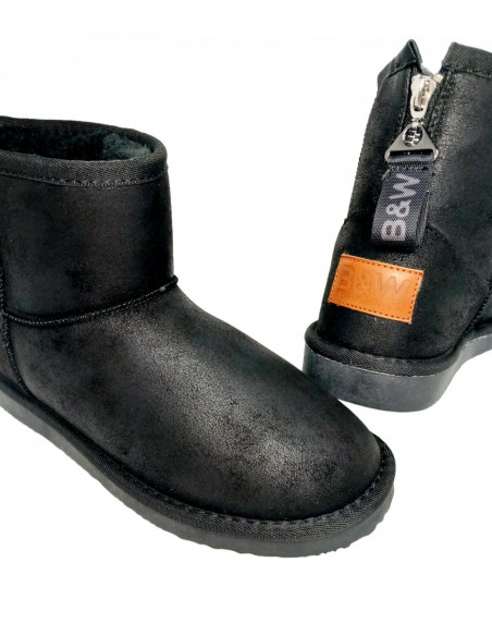 B&W bota mujer BWSH190013-BLAC-3