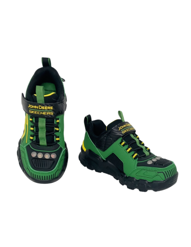 SKECHERS x JOHN DEERE 407061L/GNBK con LUCES