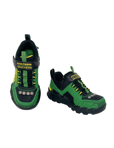 SKECHERS x JOHN DEERE 407061L/GNBK con LUCES