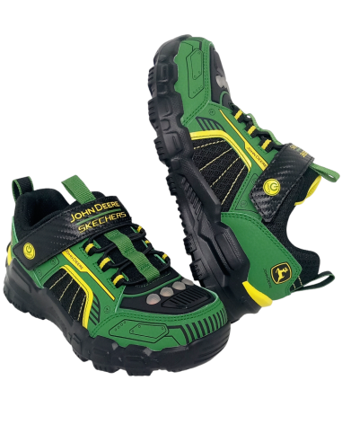 SKECHERS x JOHN DEERE 407061L/GNBK con LUCES