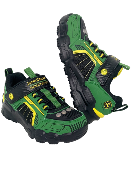 SKECHERS x JOHN DEERE 407061L/GNBK con LUCES
