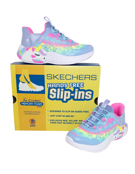 Skechers 302296L/LVMT Slip-Ins - Unicorn Dreams