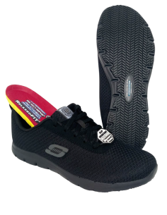 SKECHERS WORK Relaxed Fit 77210EC/BLK 2