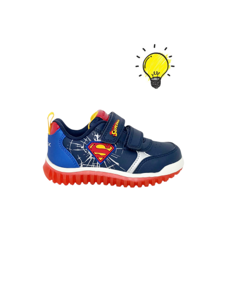 GEOX Súperheroes DC B565ZB SUPERMAN con LUCES