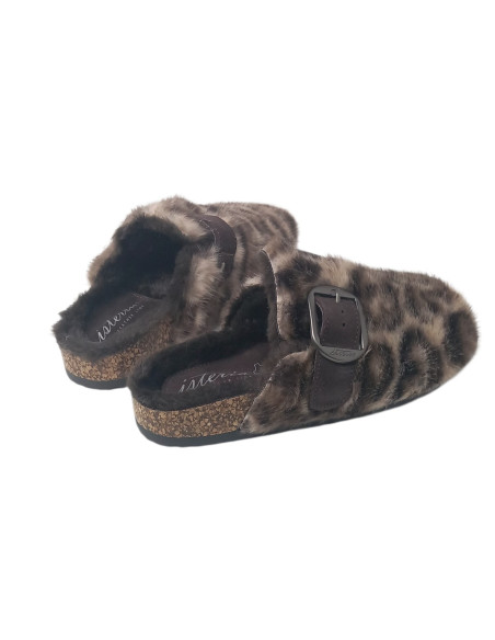 ISTERIA zueco 1038 leopardo