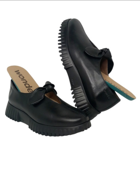 WONDERS Zapato Mujer NEGRO FLEXFLY 21 A4421