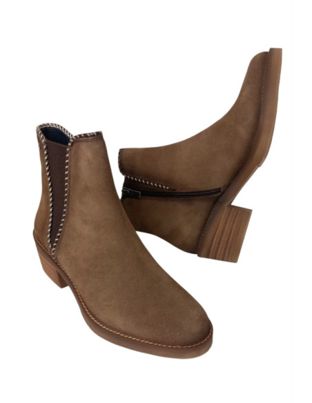 FLUCHOS Botín LAYLA D9545-CA MARRÓN