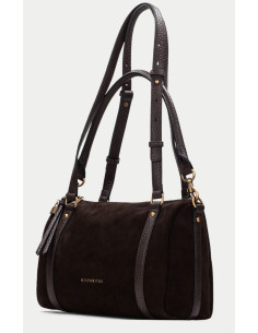 Bolso HISPANITAS bowling BI264936 chocolate