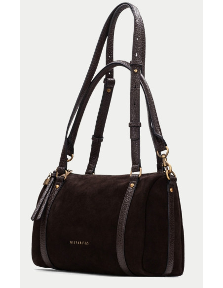 Bolso HISPANITAS bowling BI264936 chocolate