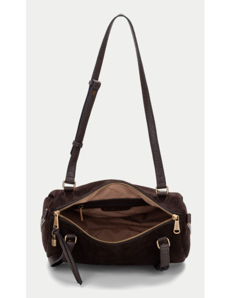 Bolso HISPANITAS bowling BI264936 chocolate