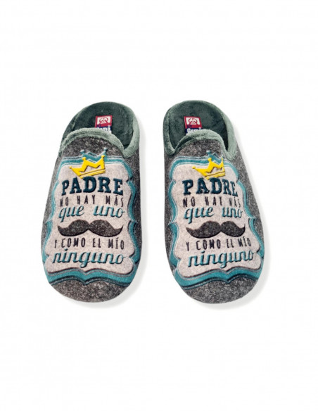 Gema García zapatilla casa hombre 7304-1