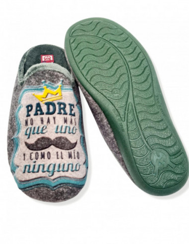 Gema García zapatilla casa hombre 7304-1