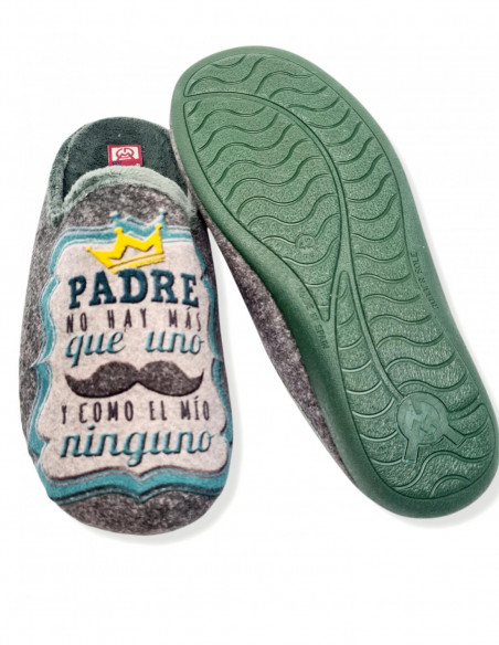Gema García zapatilla casa hombre 7304-1