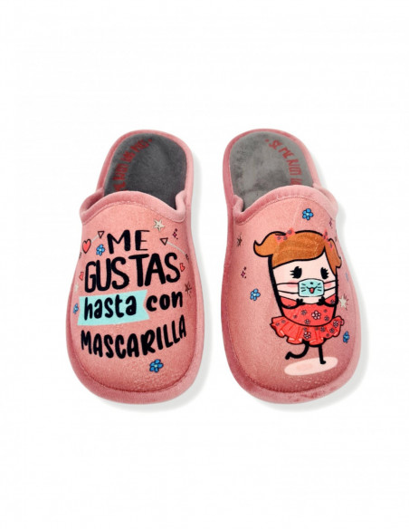 Se me ríen los pies zapatilla de casa de mujer NOA59