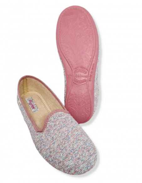 Cosdam zapatilla casa mujer  524ROSA
