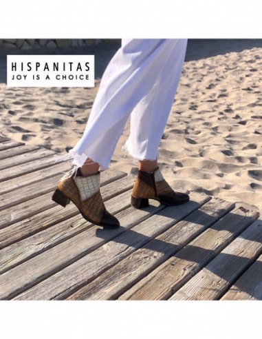 Hispanitas botines  mujer Cuero-Coco HI00809